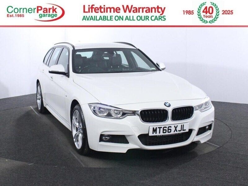 White Used 2016 BMW 320 M Sport Estate | £13,999 (Fair price) - Image 1/4