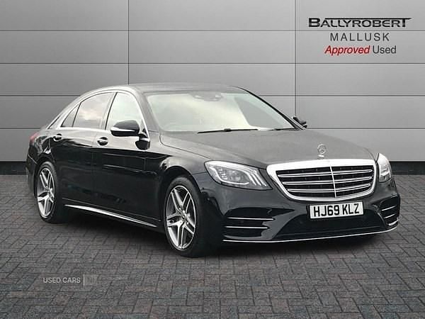 Used Mercedes S450 AMG line 2019 Black Sedan