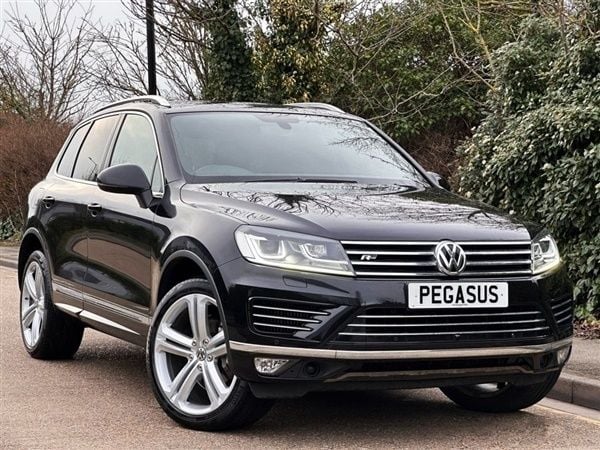 Black Used 2015 VW Touareg R-line SUV | £13,950 (Expensive) - Image 1/1