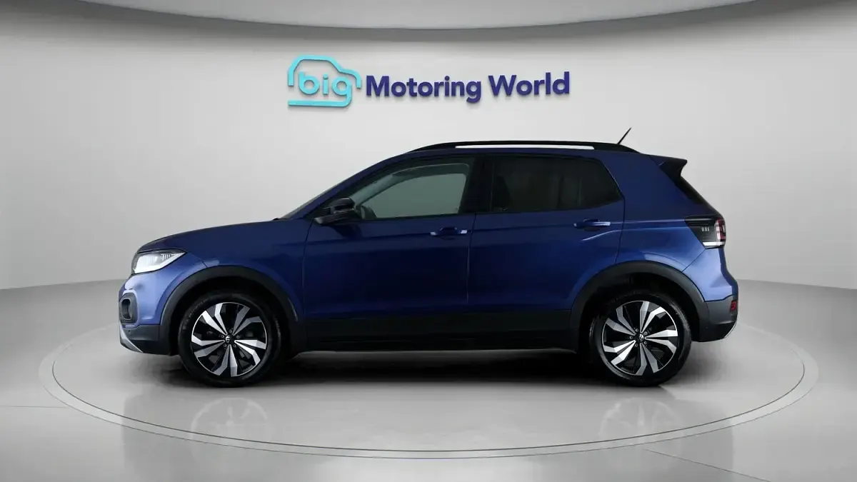 Used VW T-Cross Black Edition 110 HP (80 kW) 2022 Blue SUV