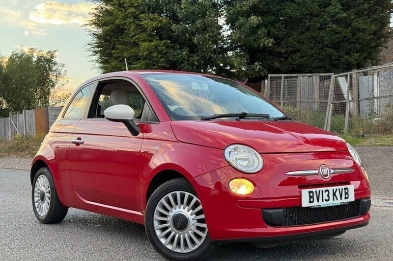 Red Used 2013 Fiat 500 Hatchback | £2,950 (Good price) - Image 1/1