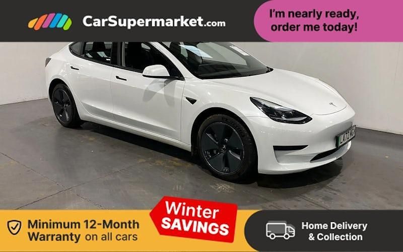 White Used 2022 Tesla Model 3 RWD Sedan | £21,197 (Fair price) - Image 1/3