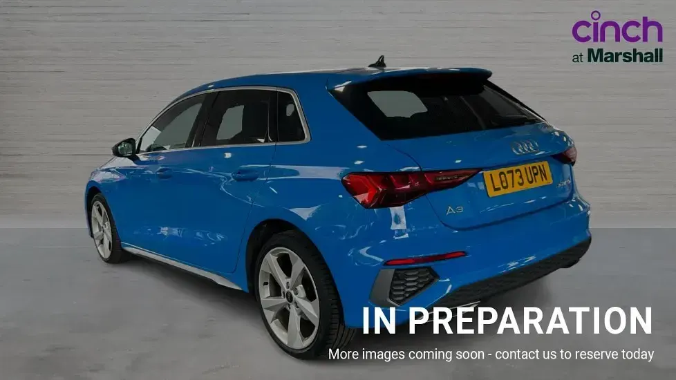 Used Audi A3 e-tron S-Line 204 HP (150 kW) 2023 Blue Hatchback