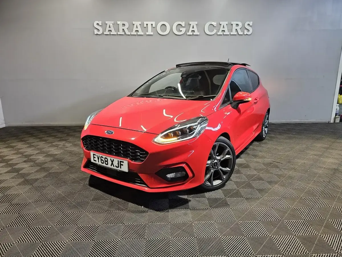 Used Ford Fiesta ST-Line X 125 HP (91 kW) 2018 Red Hatchback