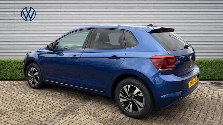 Used VW Polo Match 95 HP (69 kW) 2021 Blue Hatchback