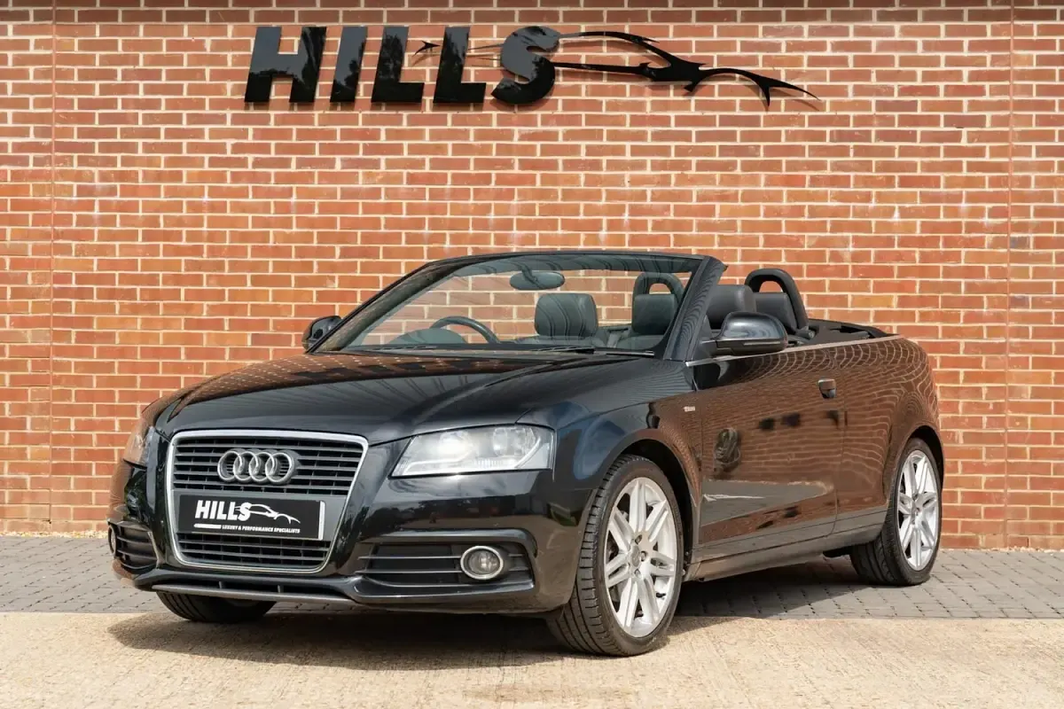 Used Audi A3 Cabriolet S-Line 160 HP (117 kW) 2009 Black Cabriolet