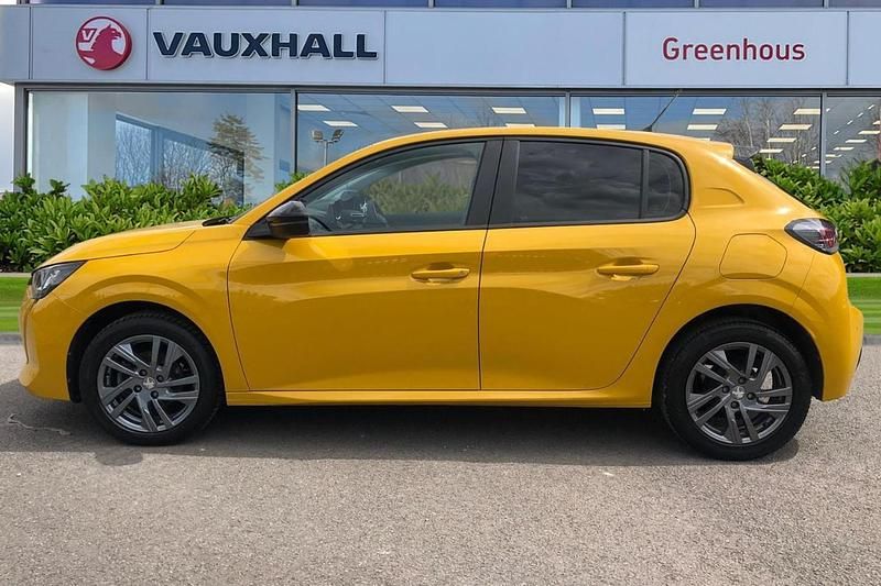 Yellow Used 2022 Peugeot 208 Active Premium Hatchback | £10,601 (Fair price) - Image 1/4