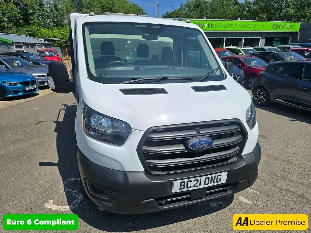 Used Ford Transit 130 HP (95 kW) 2021 White Van