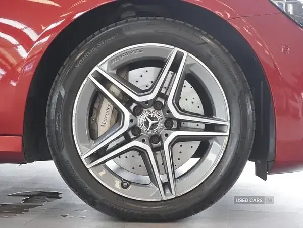 Used Mercedes E300 AMG Line Premium 2021 Red Sedan
