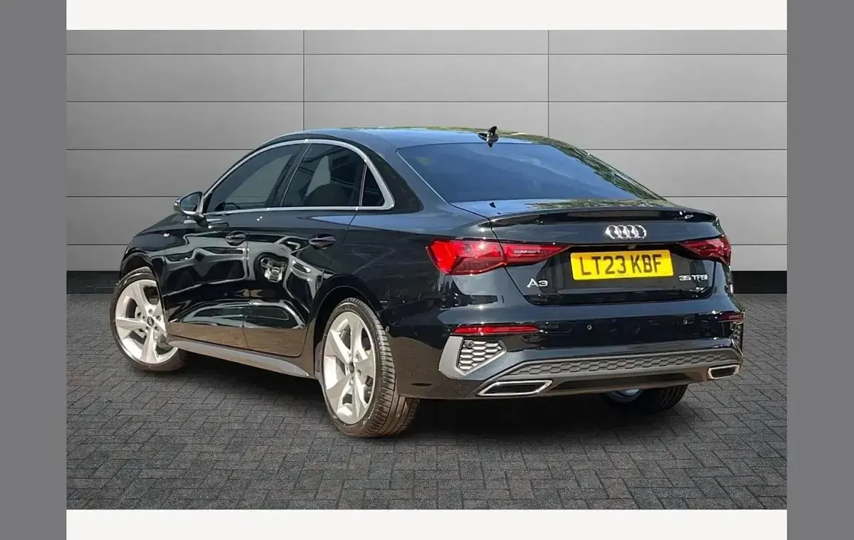 Used Audi A3 S-Line 150 HP (110 kW) 2023 Black Sedan