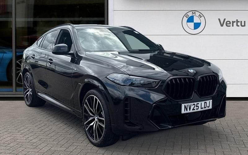 Black Used 2025 BMW X6 M Sport SUV | £79,500 - Image 1/4