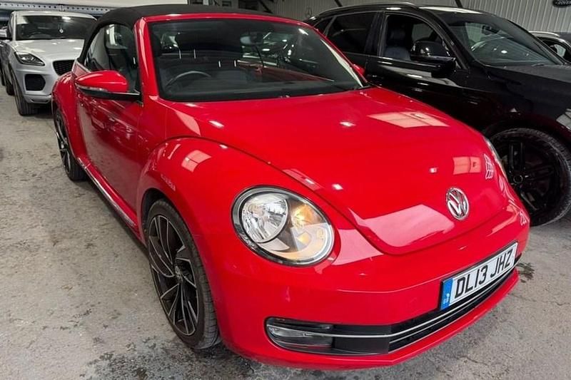 Red Used 2013 VW Beetle Design Cabriolet | £10,990 (Fair price) - Image 1/1