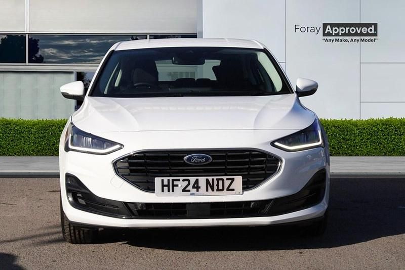Begagnad Ford Focus Titanium 2024 Vit Halvkombi