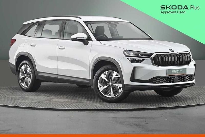 Moon white metallic Used 2024 Skoda Kodiaq SE SUV | £29,658 (Good price) - Image 1/4