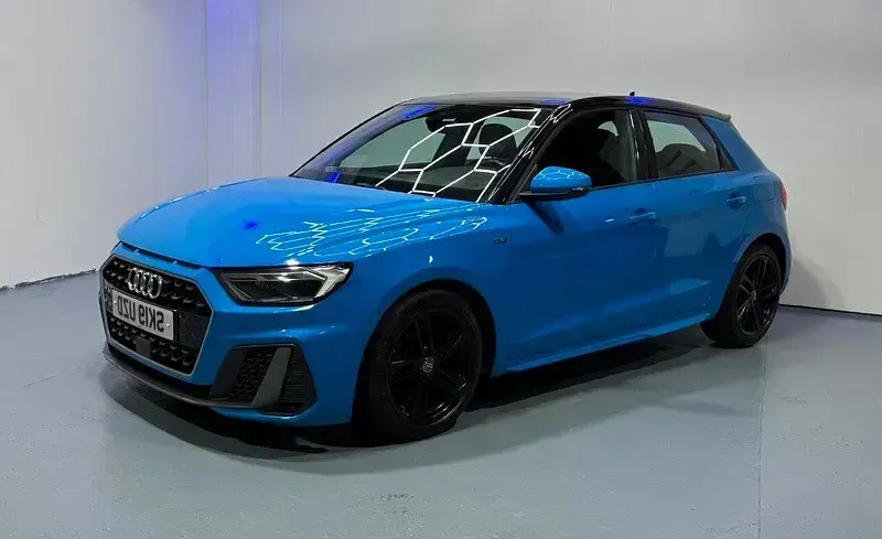 Used Audi A1 Sportback S-Line 2019 Blue Hatchback