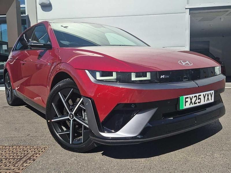 Red Used 2025 Hyundai Ioniq 6 N Line Sedan | £41,990 - Image 1/4