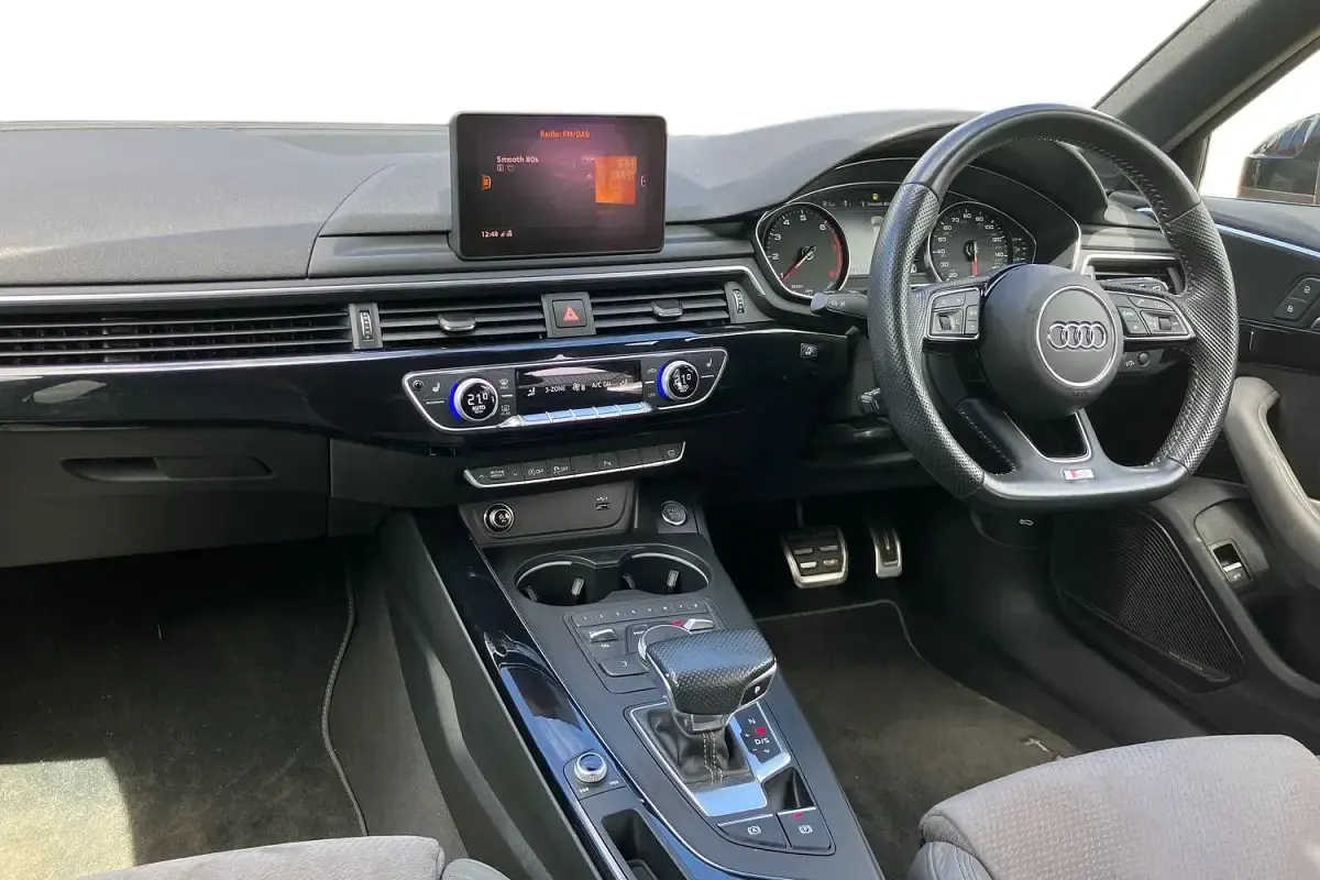 Used Audi A4 Black Edition 190 HP (139 kW) 2019 Red Estate