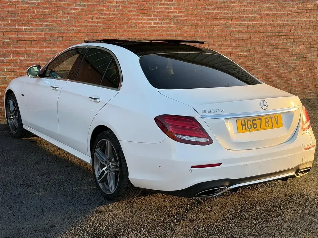Used Mercedes E350 AMG Line Premium Plus 2018 White Sedan