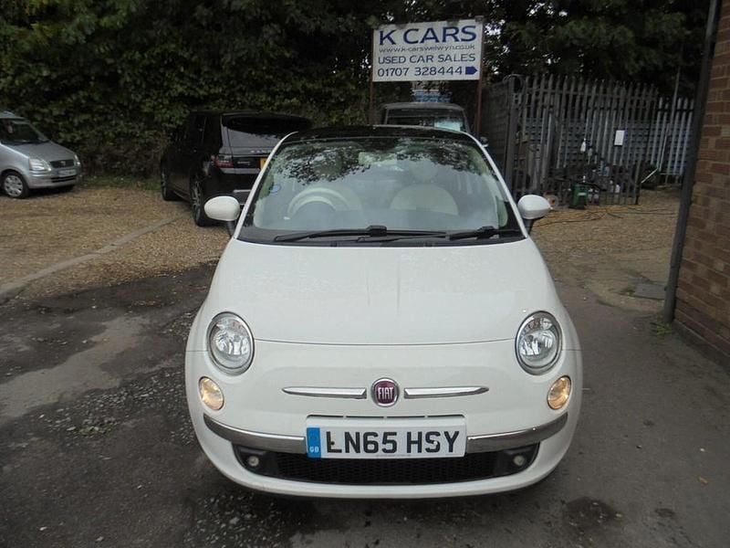 Used Fiat 500 Lounge 69 HP (50 kW) 2015 White Hatchback