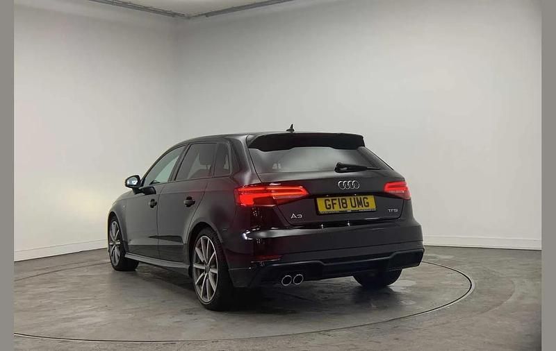 Used Audi A3 Black Edition 150 HP (110 kW) 2018 Black Sedan