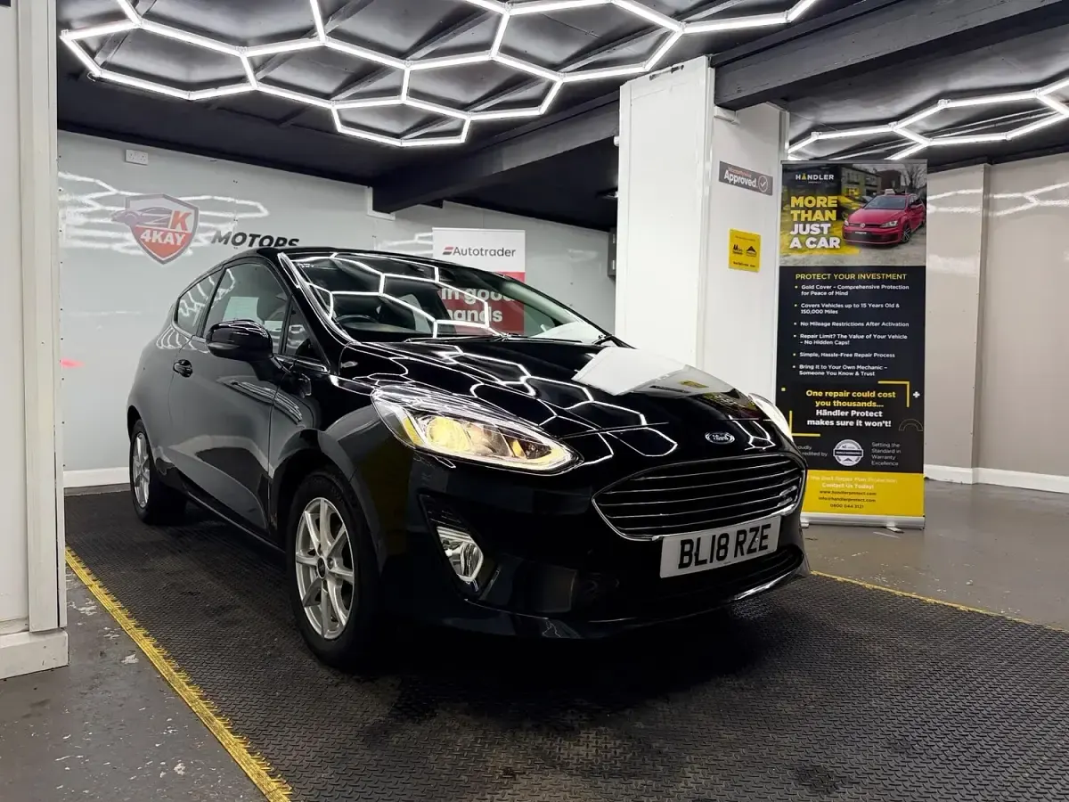 Used Ford Fiesta Zetec 2018 Black Hatchback