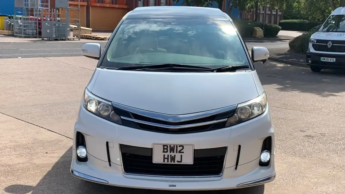 Used Toyota Estima Hybrid 2012 White MPV