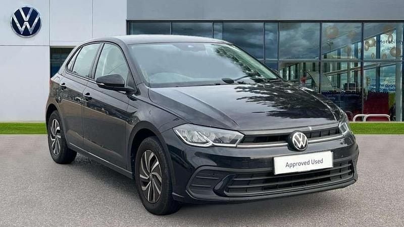 Deep black pearl Used 2024 VW Polo Life Hatchback | £17,141 (Fair price) - Image 1/4