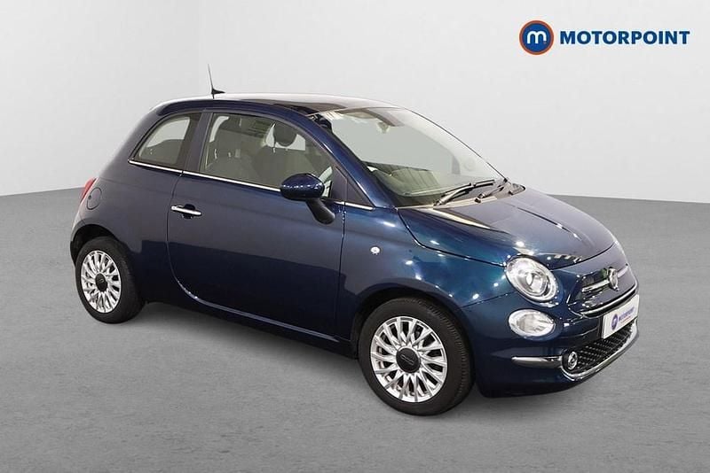 Blue Used 2023 Fiat 500 Hatchback | £9,599 (Fair price) - Image 1/4