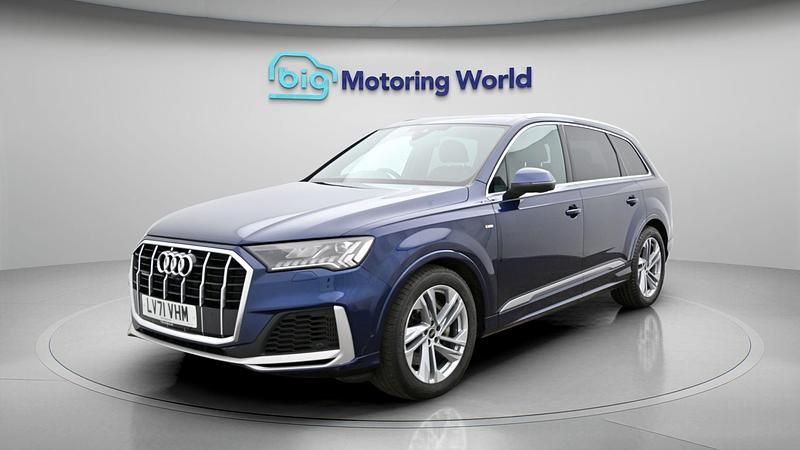 Used Audi Q7 S-Line 335 HP (246 kW) 2022 Blue SUV