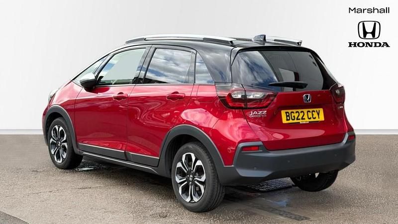 Used Honda Jazz Hybrid 109 HP (80 kW) 2022 Red Hatchback