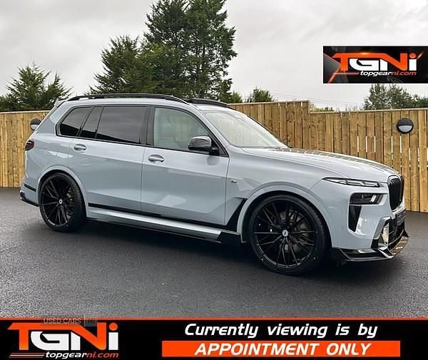 Grey Used 2022 BMW X7 M Sport SUV | £64,995 - Image 1/3