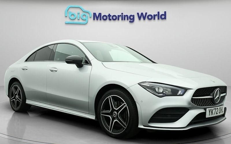 Silver Used 2022 Mercedes CLA250e AMG line Sedan | £20,100 (Fair price) - Image 1/4