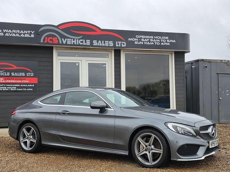 Used Mercedes C250 AMG line 204 HP (150 kW) 2017 Grey Coupe
