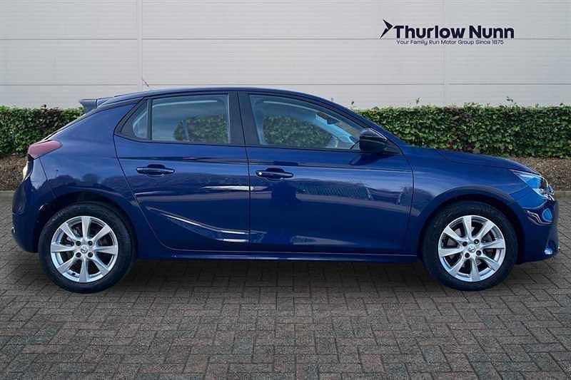 Used Vauxhall Corsa S 100 HP (73 kW) 2021 Navy blue Hatchback