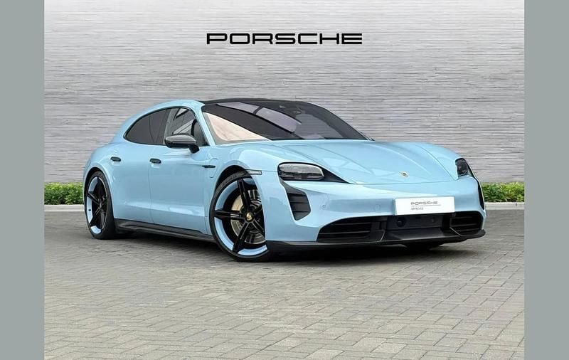 Blue Used 2023 Porsche Taycan Sedan | £76,990 (A bit pricey) - Image 1/4