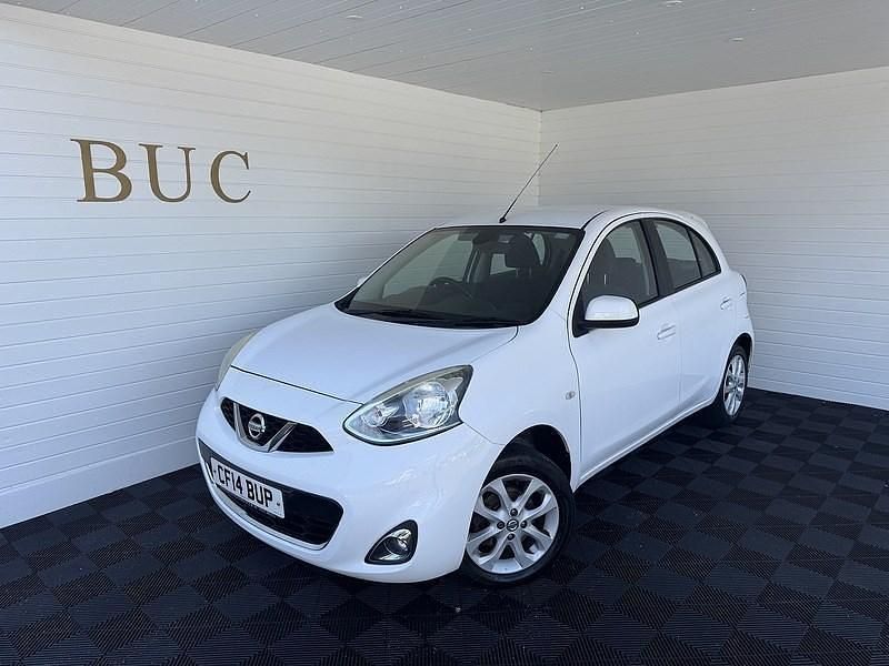 White Used 2014 Nissan Micra Acenta Hatchback | £2,998 (Good price) - Image 1/4