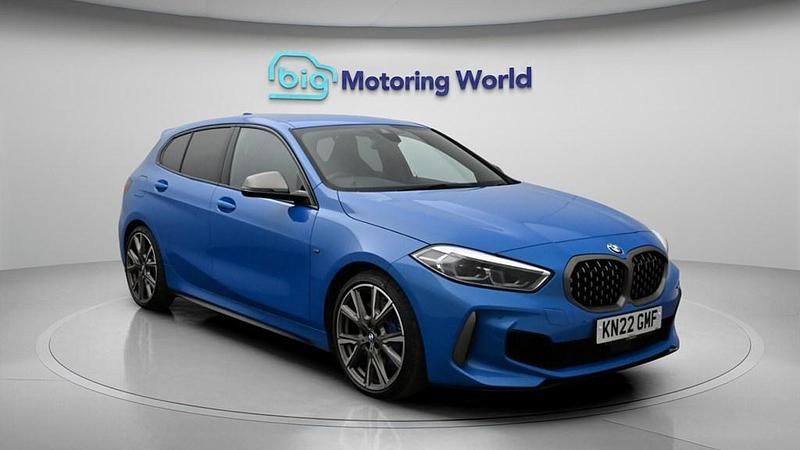 Used BMW M135 M Sport 306 HP (225 kW) 2022 Blue Hatchback