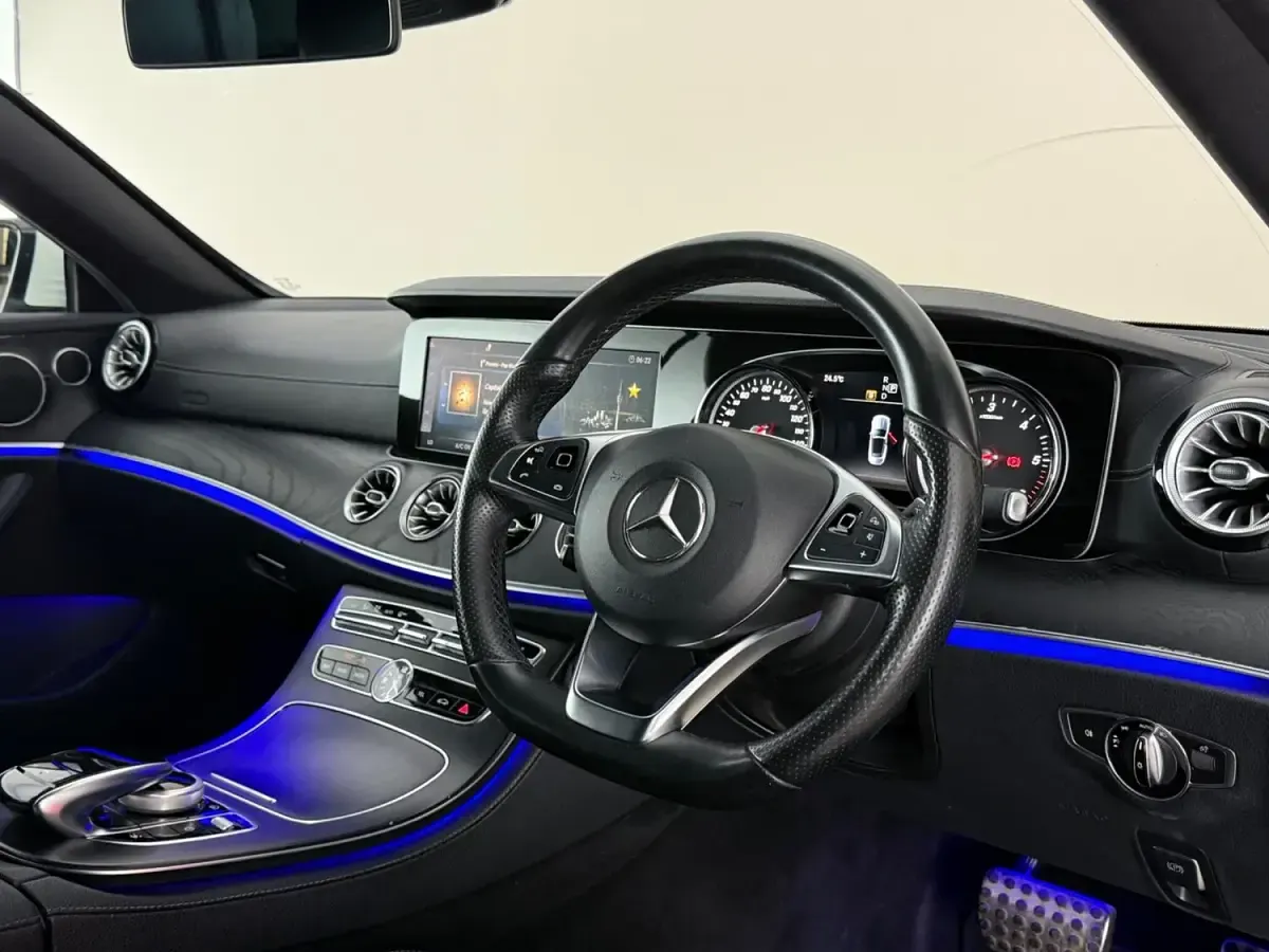 Used Mercedes E220 AMG Line Premium 2018 White Cabriolet