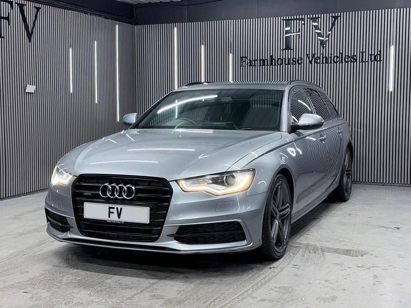 Begagnad Audi A6 Black Edition 2014 Grå Kombi