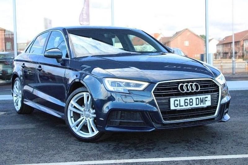 Blue Used 2018 Audi A3 S-Line Sedan | £12,607 (Good price) - Image 1/1