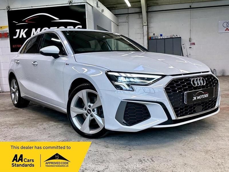 Used Audi A3 Sportback e-tron S-Line 2021 White Hatchback