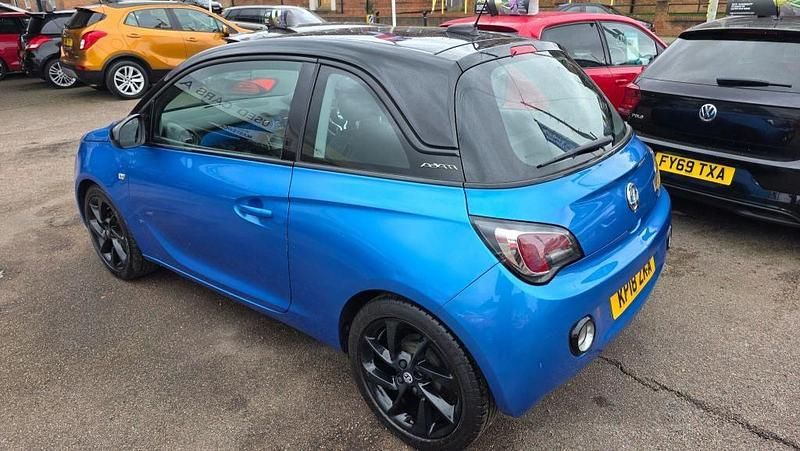 Used Vauxhall Adam S 70 HP (51 kW) 2018 Blue Hatchback
