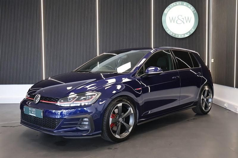 Used VW Golf VII GTI 2018 Blue Hatchback