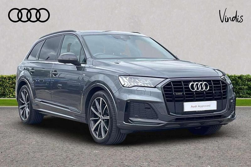 Grey Used 2020 Audi Q7 Black Edition SUV | £35,071 (Fair price) - Image 1/4
