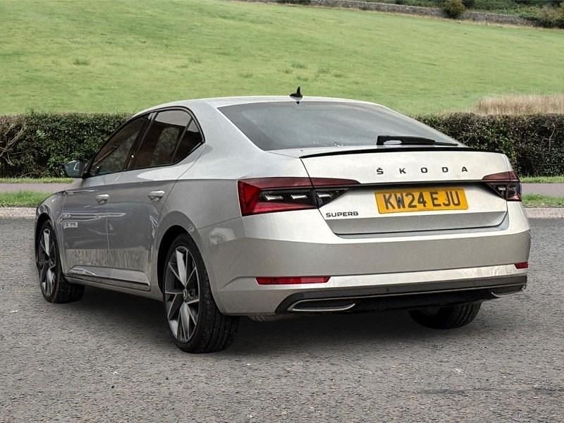 Used Skoda Superb SportlinePlus 150 HP (110 kW) 2024 Silver Hatchback