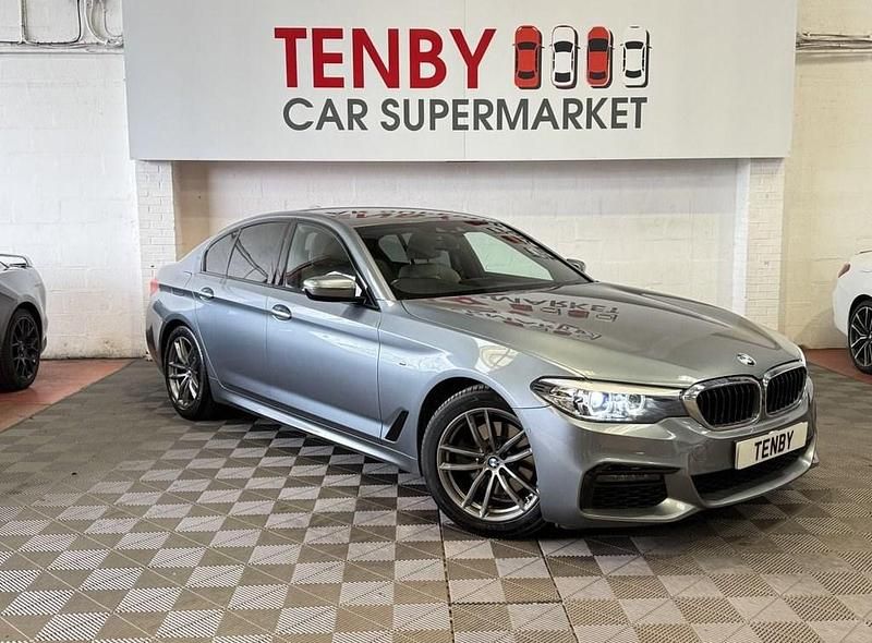 Used BMW 520 M Sport 190 HP (139 kW) 2018 Blue Sedan