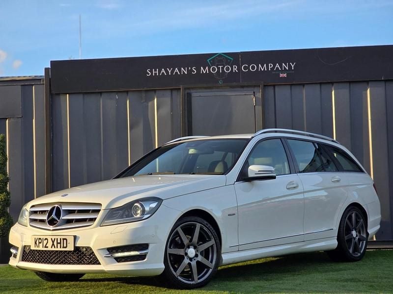White Used 2012 Mercedes C220 Estate | £5,490 (Fair price) - Image 1/4