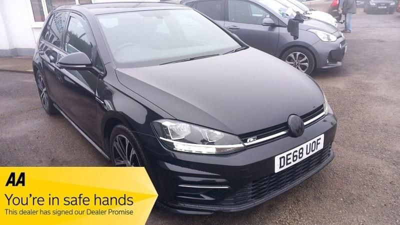 Used VW Golf VII R-line 150 HP (110 kW) 2018 Black Hatchback