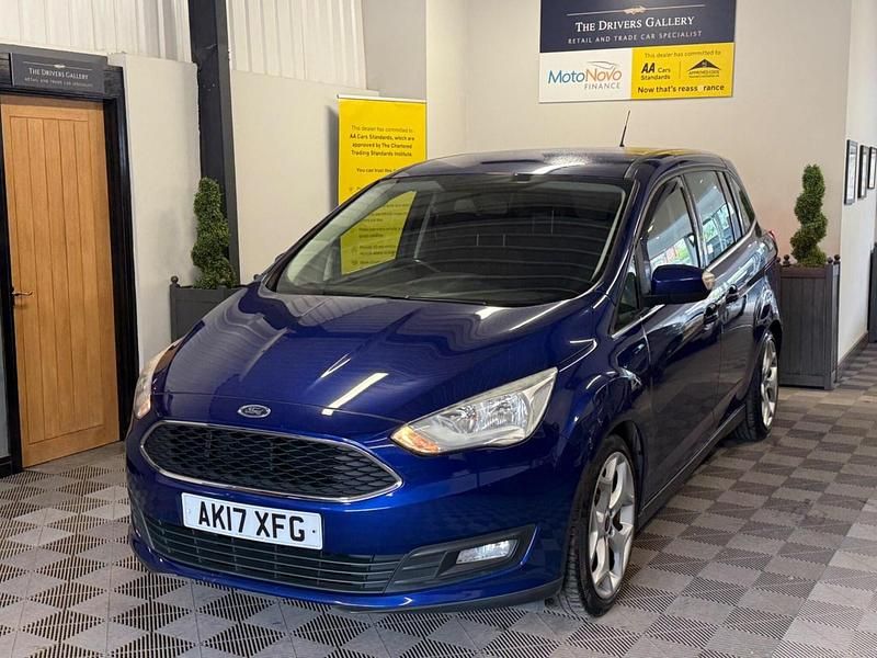 Used Ford Grand C-Max Zetec 125 HP (91 kW) 2017 Blue MPV