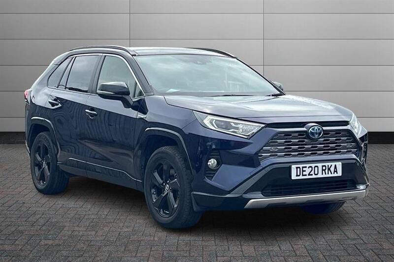 Obsidian blue black Used 2020 Toyota RAV4 Hybrid SUV | £27,750 (Expensive) - Image 1/4